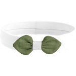 Jersey knit baby headband sage green gauze - PPMC