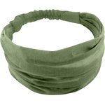 Headscarf headband- Baby size sage green gauze - PPMC