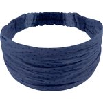 Headscarf headband- child size blue english embroidery - PPMC