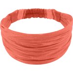 Headscarf headband- child size coral lurex gauze - PPMC