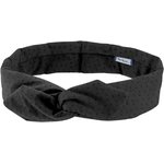 Wire headband retro broderie anglaise noire - PPMC