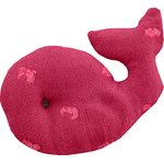 Whale clip plumetis rose fuchsia - PPMC