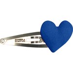 Heart hair-clips navy blue - PPMC