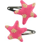 Star hair-clips feuillage or rose - PPMC