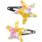 Star hair-clips mimosa jaune rose - PPMC