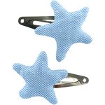 Star hair-clips oxford blue - PPMC