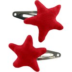 Star hair-clips red - PPMC
