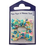 Small bows hair clips pâquerette vintage - PPMC