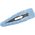 Fabric hair clip oxford blue - PPMC