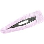 Fabric hair clip light pink - PPMC