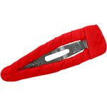 Fabric hair clip red - PPMC