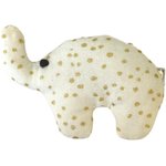 Elephant clip white sequined - PPMC