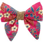 Mini bow tie clip badiane framboise - PPMC
