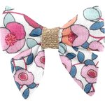 Mini bow tie clip boutons rose - PPMC