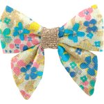 Mini bow tie clip pâquerette vintage - PPMC