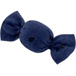 Mini sweet hairslide blue english embroidery - PPMC