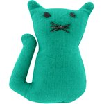 Petite barrette chat vert laurier - PPMC