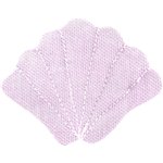 Barrette coquillage oxford rose - PPMC
