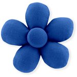 Petite barrette mini-fleur bleu navy - PPMC