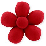 Petite barrette mini-fleur rouge - PPMC