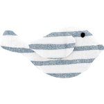 Pasador herrerillo brillo azul gris a rayas - PPMC