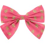 Bow tie hair slide feuillage or rose - PPMC