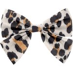 Bow tie hair slide leopard - PPMC