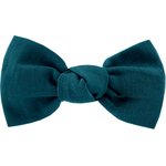 Small bow hair slide bleu vert - PPMC