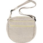Base of small saddle bag silver linen - PPMC