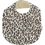 Coated fabric bib leopard - PPMC