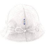 Sun Hat for baby white sequined - PPMC