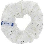 Small scrunchie white sequined - PPMC