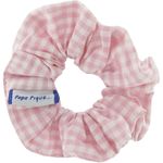Small scrunchie pink gingham - PPMC
