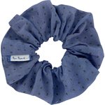 Scrunchie blue english embroidery - PPMC