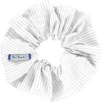 Chouchou gaze lurex blanc - PPMC
