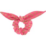 Bunny ear Scrunchie feuillage or rose - PPMC