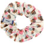 Small scrunchie confetti aqua - PPMC