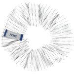 Mini coleteros gasa lurex blanca - PPMC