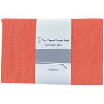 1 m fabric coupon coral lurex gauze - PPMC