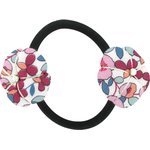 Japan flower pony-tail holder boutons rose - PPMC