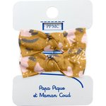 Small elastic bows gypso ocre - PPMC
