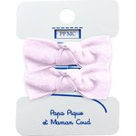 Mousse petit noeud oxford rose - PPMC