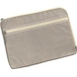 13 inch laptop sleeve silver linen - PPMC
