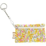 Keyring  wallet mimosa jaune rose - PPMC