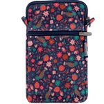 Quilted phone pocket huppette fleurie - PPMC