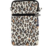 Quilted phone pocket leopard - PPMC