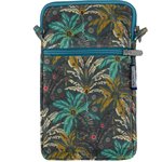 Quilted phone pocket palmia emeraude - PPMC