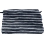 Coton clutch bag striped silver dark blue - PPMC