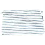 Coton clutch bag striped blue gray glitter - PPMC
