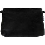 Coton clutch bag black velvet - PPMC